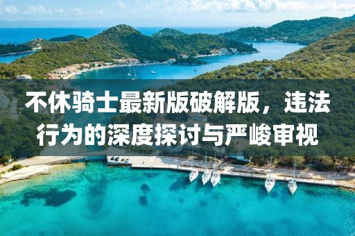 不休騎士最新版破解版，違法行為的深度探討與嚴(yán)峻審視