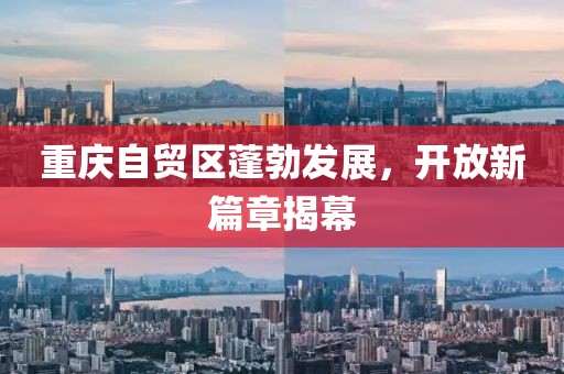 重慶自貿(mào)區(qū)蓬勃發(fā)展，開放新篇章揭幕