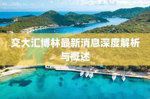 交大匯博林最新消息深度解析與概述