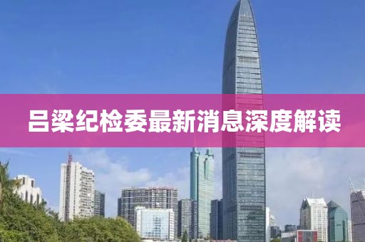 呂梁紀(jì)檢委最新消息深度解讀