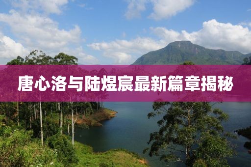唐心洛與陸煜宸最新篇章揭秘