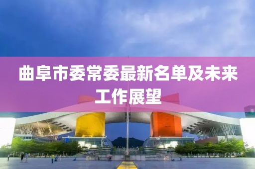 曲阜市委常委最新名單及未來工作展望