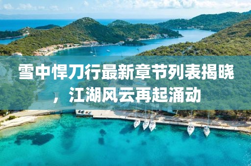 雪中悍刀行最新章節(jié)列表揭曉，江湖風(fēng)云再起涌動(dòng)
