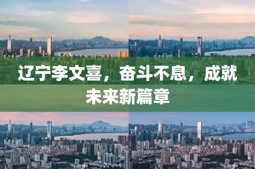 遼寧李文喜，奮斗不息，成就未來新篇章