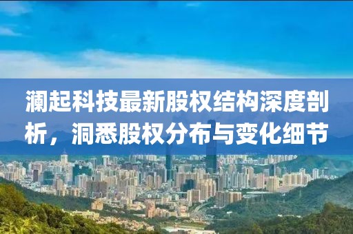 瀾起科技最新股權(quán)結(jié)構(gòu)深度剖析，洞悉股權(quán)分布與變化細(xì)節(jié)