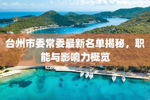 臺(tái)州市委常委最新名單揭秘，職能與影響力概覽