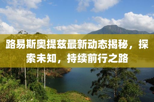 路易斯奧提茲最新動態(tài)揭秘，探索未知，持續(xù)前行之路
