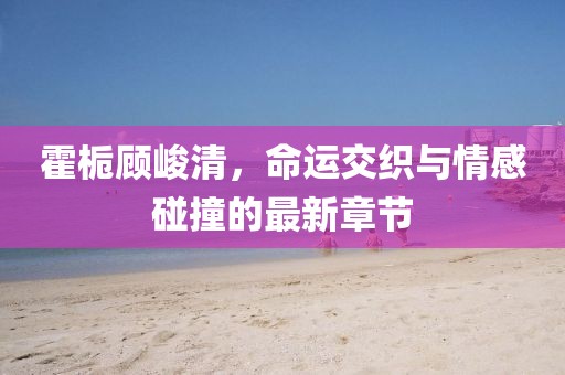 霍梔顧峻清，命運(yùn)交織與情感碰撞的最新章節(jié)
