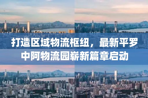 打造區(qū)域物流樞紐，最新平羅中阿物流園嶄新篇章啟動