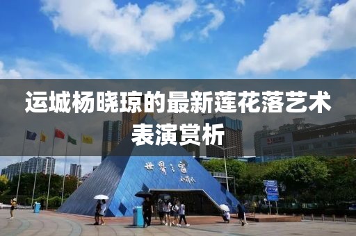 運城楊曉瓊的最新蓮花落藝術表演賞析