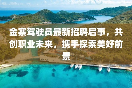 金寨駕駛員最新招聘啟事，共創(chuàng)職業(yè)未來，攜手探索美好前景