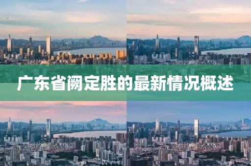 廣東省闕定勝的最新情況概述