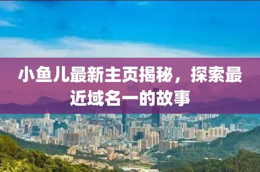 小魚兒最新主頁揭秘，探索最近域名一的故事