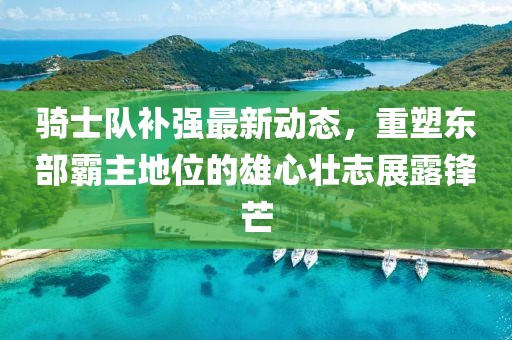 騎士隊補強最新動態(tài)，重塑東部霸主地位的雄心壯志展露鋒芒