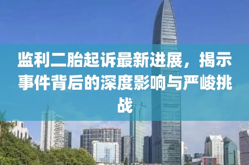 監(jiān)利二胎起訴最新進(jìn)展，揭示事件背后的深度影響與嚴(yán)峻挑戰(zhàn)