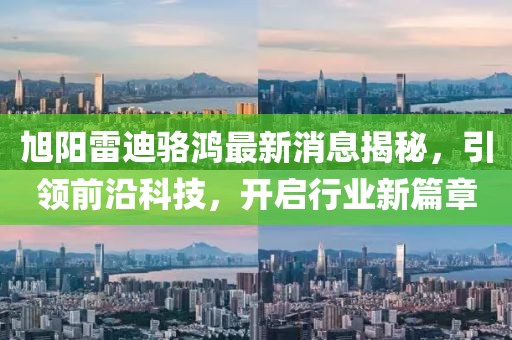 旭陽雷迪駱鴻最新消息揭秘，引領(lǐng)前沿科技，開啟行業(yè)新篇章