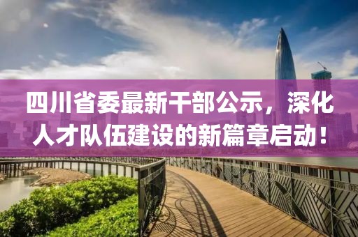 四川省委最新干部公示，深化人才隊(duì)伍建設(shè)的新篇章啟動！