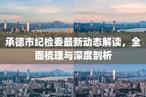承德市紀檢委最新動態(tài)解讀，全面梳理與深度剖析