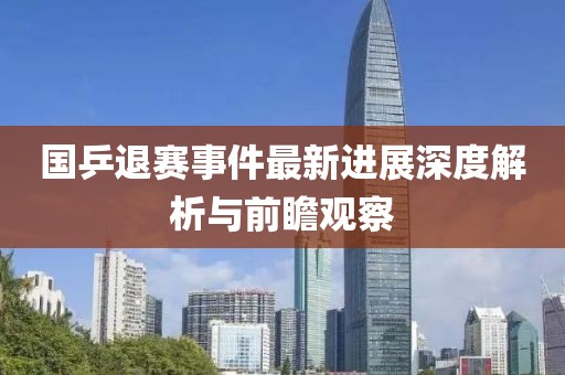 國乒退賽事件最新進展深度解析與前瞻觀察