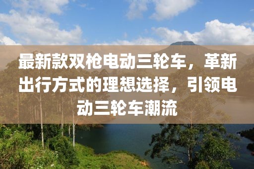 最新款雙槍電動三輪車，革新出行方式的理想選擇，引領電動三輪車潮流