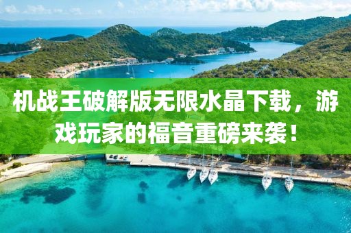 機戰(zhàn)王破解版無限水晶下載，游戲玩家的福音重磅來襲！