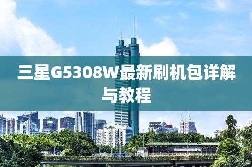 三星G5308W最新刷機包詳解與教程