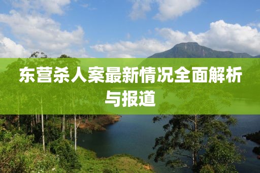 東營殺人案最新情況全面解析與報道