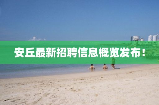 安丘最新招聘信息概覽發(fā)布！