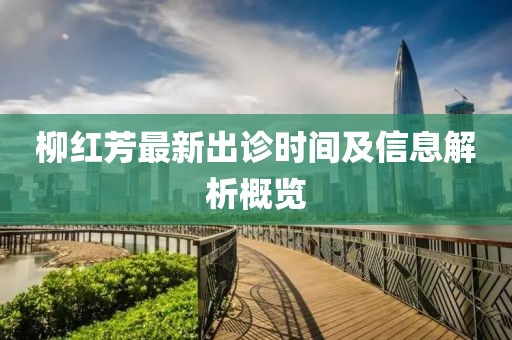 柳紅芳最新出診時間及信息解析概覽