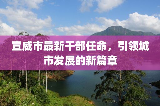 宣威市最新干部任命，引領(lǐng)城市發(fā)展的新篇章
