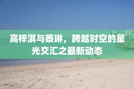 高梓淇與蔡琳，跨越時空的星光交匯之最新動態(tài)