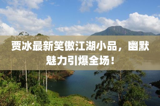 賈冰最新笑傲江湖小品，幽默魅力引爆全場！