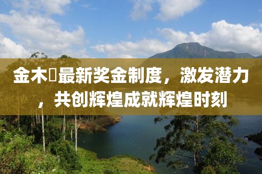 金木芃最新獎金制度，激發(fā)潛力，共創(chuàng)輝煌成就輝煌時刻