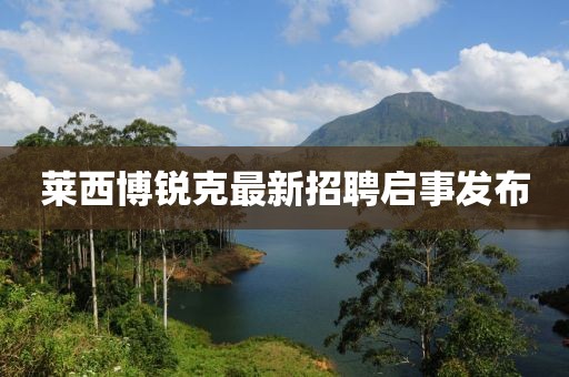 萊西博銳克最新招聘啟事發(fā)布