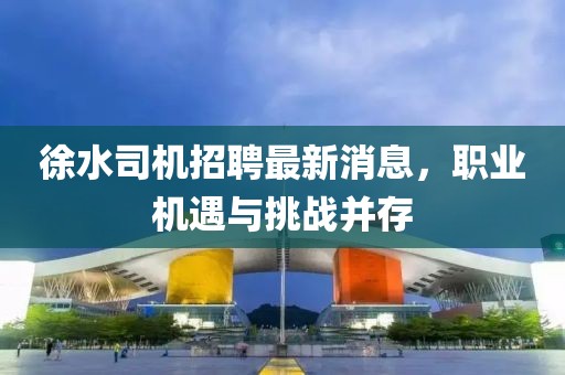 徐水司機招聘最新消息，職業(yè)機遇與挑戰(zhàn)并存