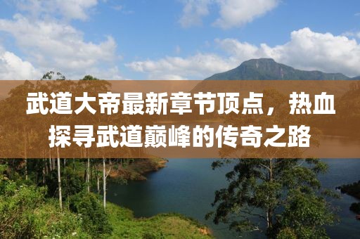 武道大帝最新章節(jié)頂點(diǎn)，熱血探尋武道巔峰的傳奇之路