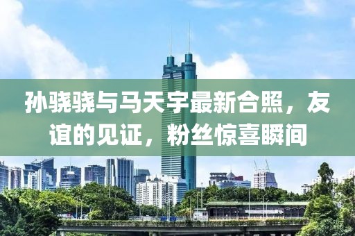 孫驍驍與馬天宇最新合照，友誼的見(jiàn)證，粉絲驚喜瞬間