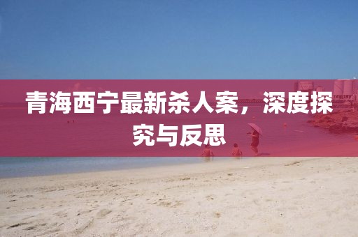 青海西寧最新殺人案，深度探究與反思