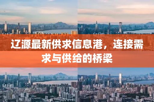 遼源最新供求信息港，連接需求與供給的橋梁