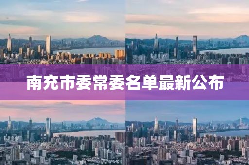 南充市委常委名單最新公布