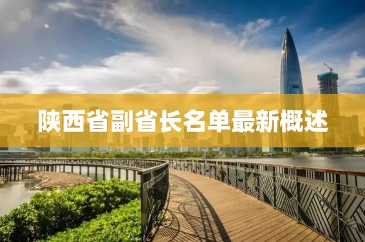 陜西省副省長名單最新概述